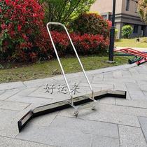 Plastic floor wiper Basketball court wiper Tennis court Tennis court artifact wiper water and ground dual-use water drainage track and field 