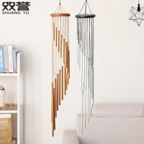 European style music metal wind chime hanging decoration creative birthday gift home decoration hanging 35 inch 18 tube aluminum wind chime