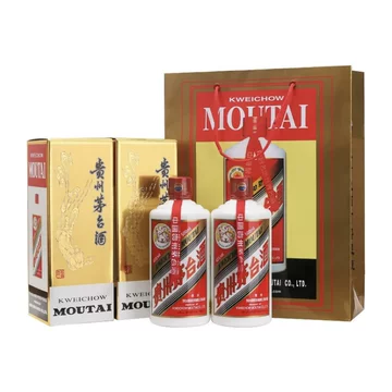 貴州茅台酒 200ml 2本セット 貴州茅台酒 MOUTAI 300ml x 2本 2006年 中国酒 白酒 未開封