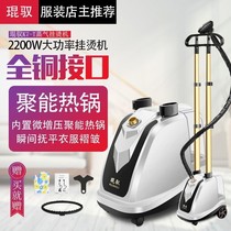 Shanghai hanging iron double pole steam ironing machine anti dry burning copper core household iron clothing commercial ironing machine