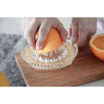 Iwai Chengji Japanese ins blogger same glass lemon juicer manual orange juice tool juicing artifact