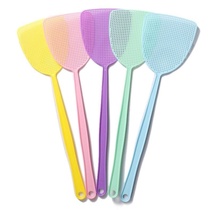 Household fly swatters do not rotten durable plastic long handle thickened mesh fly swatter manual mosquitoes to kill mosquitoes