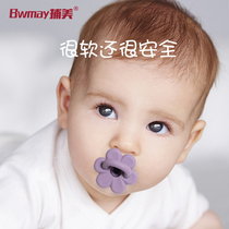 Baby pacifier Silicone super soft sleep type imitation breast milk Newborn baby sleep coax baby artifact anti-flatulence