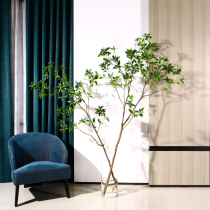 Ma Zuanmu simulation single branch fake branches indoor living room desktop Net red green planting branches clothing store decoration ornaments