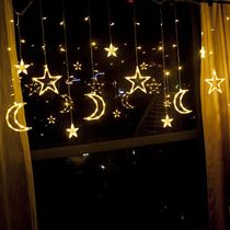 Net Red Star lights small lights flashing lights starry lights starry lights bedroom decoration creative curtains hanging lights