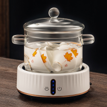 Tea Cup disinfection pan High Borosilicate Glass boiling tea cup tea set transparent large capacity cooking pot pot washing Cup disinfection tea pot