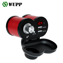 WUPP motorcycle cigarette lighter charging waterproof USB car charger Multi-function 12v charging mobile phone modification accessories