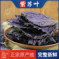Perilla leaf Dried perilla leaf Traditional Chinese medicine 500gg Foot soak edible perilla leaf powder Tea Su Ye Chinese herbal medicine Zi Su Ye