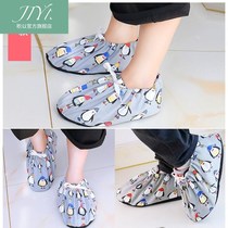 Computer class microcomputer class indoor childrens room shoe cover non-slip washable non-slip household cloth Primary School students foot cover