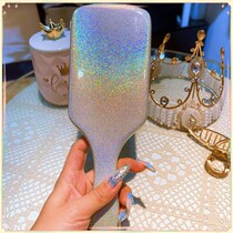 Rainbow air cushion comb Lady special long hair airbag comb Lady gift lettering massage anti-static net red model