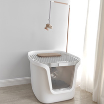 Cat litter box Top-entry large splash-proof cat toilet Fully enclosed deodorant cat shit basin Deodorant sand basin Cat supplies