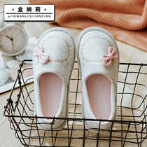 Moon shoes spring and autumn bag with breathable postpartum slippers female cute thick bottom non-slip autumn and winter day soft bottom pregnant women shoes