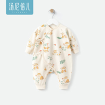Soup Niefold newborn baby boy clothes 52 Chunqiu pure cotton preliminary tiger year baby Summer one-piece clothes monk clothes