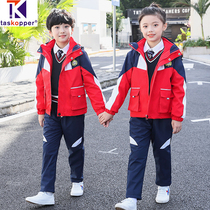 First grade school uniforms three sets of autumn and winter kindergarten uniforms childrens class uniforms spring and autumn suits