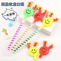 Childrens Toys Big Number blown Longwhistle Flex Whistle Blow up Trumpet Nostalgia Toy Baby Birthday Little Gift