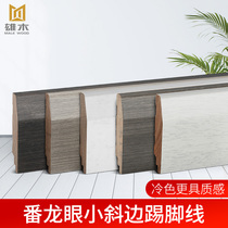 Fanlongan solid wood skirting line White modern simple bedroom living room foot line Wood floor foot line 6-8CM