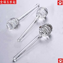 Special spoon gourmet tools for honey scoop honey stick creative cute glass long handle Coffee Jam stir