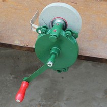 Non-electric desktop hand-cranked grinder electric grindstone grinding stone swinging blade polishing machine sharpener