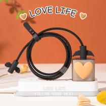 Teenage girls heart suitable for Apple 12 data line protective sleeve ~ 20w mobile phone 11 charger shell iphone13pro
