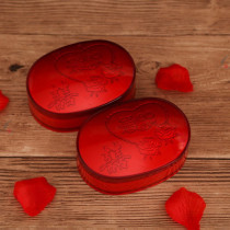 Couple personality creative wedding soap box red festive pair romantic plastic soap box with cover wedding supplies