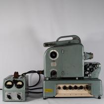 Old-fashioned sound projector 16mm l used German antique film Machine