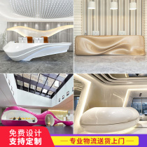 FRP front desk hotel sales office beauty salon training agency information desk desk desk bar reception desk custom