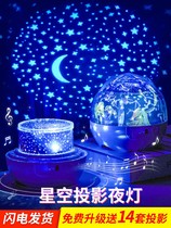 Childrens birthday gift girl Music Music Music Box crystal ball ornaments girl starry sky projection light night light girl