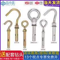 Peng expansion screw stainless steel mounting adhesive hook with ring eyering expansion bolt m6m8m10