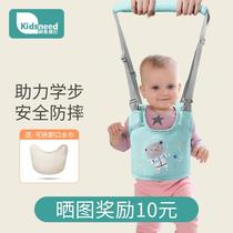 Baby Walker with anti-leash baby anti-fall artifact children learn to walk waist traction rope one year old summer breathable thin model