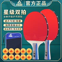 Pike table tennis racket Double slapping suit Professional level training 4 stars 5 Stars children beginners straight beat table tennis