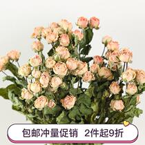 Multi-headed rose bouquet real flower dried flower Yunnan romantic bubble living room decoration flower European fresh mini dried flower