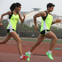 Track suit suit Mens and womens marathon running vest Sprint physical examination competition sports custom sports student training suit