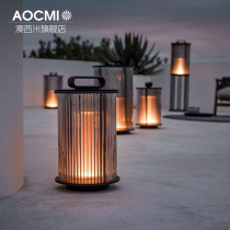 Lawn lamp outdoor Japanese garden lamp Villa grass lamp garden landscape ground lamp residential garden lamp solar lamp