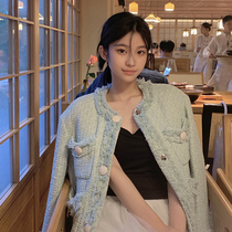 Small fragrant wind short coat ins tide niche wild spring and autumn 2021 new female thin long sleeve jacket early autumn