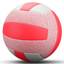 Pink No 5 volleyball test students special ball girl childrens game training hard row