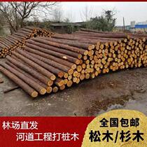 Trunk Pine Fir River piling Timber Pine larch pine pile any support Rod custom size fir Rod