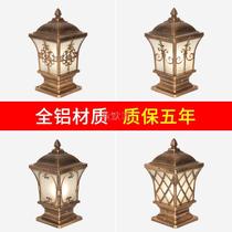 Electric type column headlights outdoor wall lights garden lights door column lights Villa courtyard wall headlights waterproof door lights