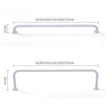 On the new clothes bar balcony top fixed clothes bar black white ceiling ceiling special clothes drying rack fixed