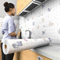  Kitchen White Wall Stickers Waterproof Oil Proof Paper Cupboard Face European Style I have to buy oil separating paper Nordic I want to buy