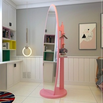 Girls wearing clothing mirror floor mirror home netting red ins mirror mobile minimalist audition mirror Nordic bedroom full body mirror