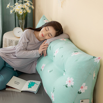 Simple bedside cushion Double waist pillow Bed Tatami headboard Tatami soft bag removable and washable bed cushion