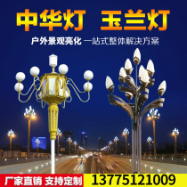 China Light jade Landelights Lamp cover View lamp 6 m 9 m 10 m Jiutou Outdoor Lights Courtyard Light Square Lamp set to be made