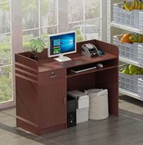 Bar cashier restaurant shop small dining fashion hotel wine cabinet integrated front desk reception desk high-end