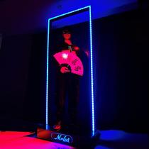 Bar luminous point stage jump stage ktv nightclub LED point dance stick three-dimensional stainless steel movable frame stage