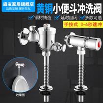 Urinal accessories toilet public toilet men toilet toilet toilet toilet hand press flush self-closing delay valve switch