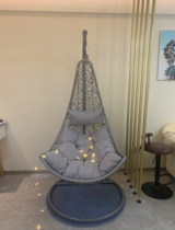 Hangbasket swing home small hanging chair rattan chair rocking basket chair indoor balcony lazy single hammock rocking chair