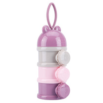 Portable outgoing powdered milk box side open and independent large capacity Milk Powder Tank Infant portable box powdered milk