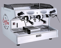 TZ Prince T2 commercial double-headed Italian semi-automatic coffee machine High cup electronic control steam semi-automatic coffee machine