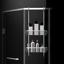 Free-to-punch bathroom Shelve Punching Cool House Body Wash Room Body Wash bathroom Stainless Steel Shower Room stainless steel shower room Supplies hanging rack