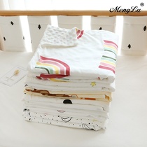 Baby quilt cotton spring and autumn winter newborn children bean blanket kindergarten baby comfort quilt Four Seasons Universal